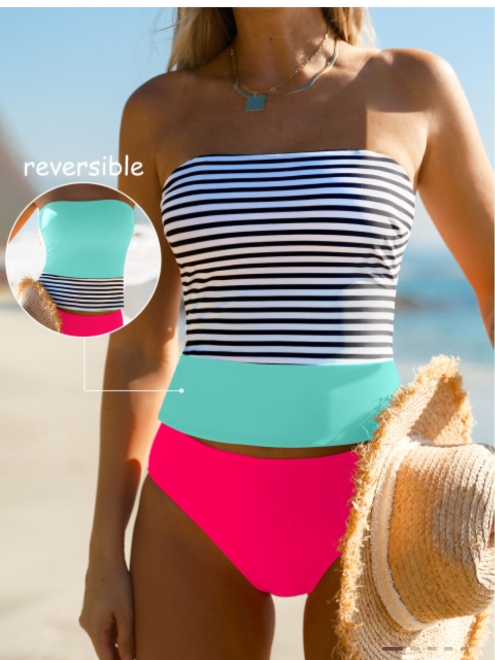 Popvil Reversible Tankini